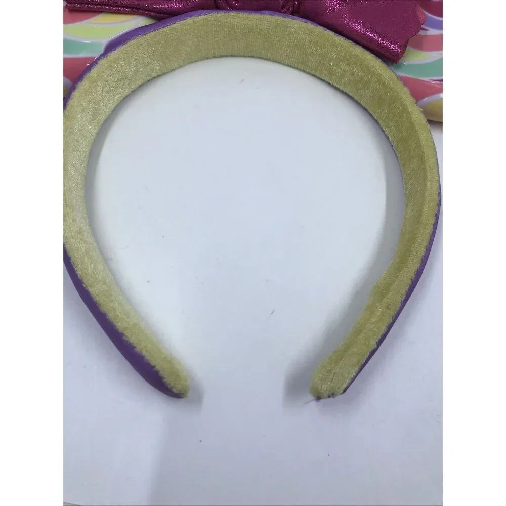 Disney Parks Candy Sweet Treat Swirl Lollipop Minnie Mouse Ears Headband Pink